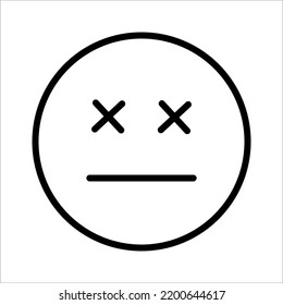 emoticon icon on white background