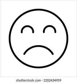 emoticon icon on white background