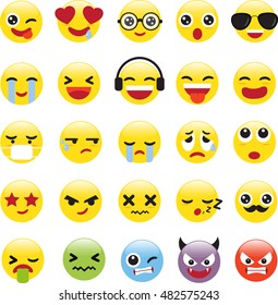 emoticon icon set