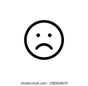 Emoticon icon style flat trendy