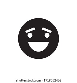 Icono Del Emoticón En Vector De Diseño A La Vez Eps 10