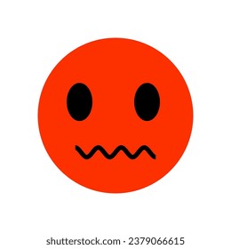 Emoticon icon vector trendy design template