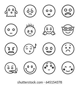 Set Handdrawn Funny Cartoon Faces Stock Vector (Royalty Free) 115907458 ...