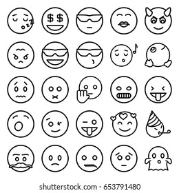 Similar Images, Stock Photos & Vectors of Cartoon face emotions set ...