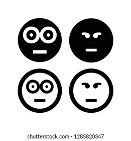 emoticon icons vector