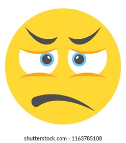 
Emoticon isometric design for expression of feelings
