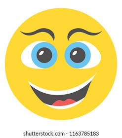 
Emoticon isometric design for expression of feelings
