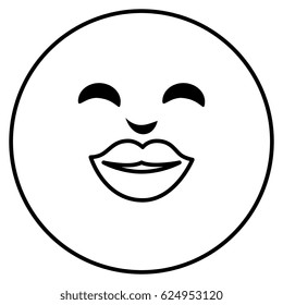 emoticon kawaii face icon