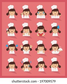 Emoticon little Chef