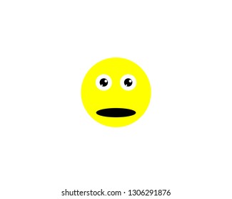 Emoticon logo template illustration design - Vector