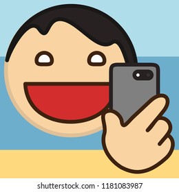 Emoji Selfie Images Stock Photos Vectors Shutterstock