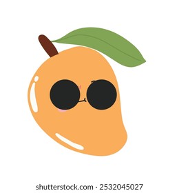 emoticon mangoes sticker design element