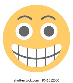 
An emoticon presenting expression of happiness
