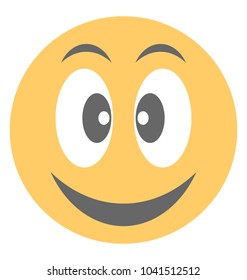 
An emoticon presenting expression of happiness
