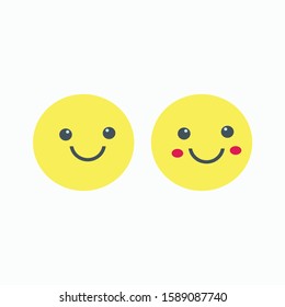 emoticon smile icon design an illustration vector.