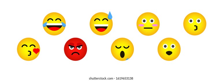 emoticon or smile icon for user interface