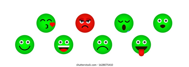 emoticon or smile icon for user interface
