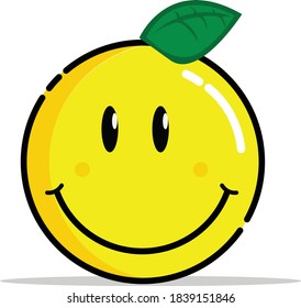 Emoticon smile vector funny emoticon