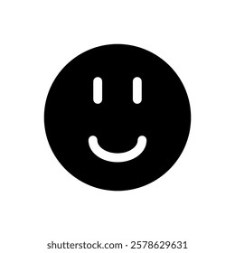 Emoticon with a smiling face, conveying happiness, friendliness, or a positive mood. Commonly used in digital conversations to express joy, approval, or contentment.