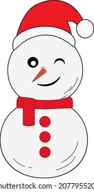 Emoticon Snowman Winking Face
perfect for sending expressive messages on social media to friends, family and more.