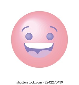 emoticon social media icon isolated style