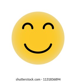 Emoticon square smiling face with closed eyes emoji icon vector icon. Simple element illustration. Emoticon square smiling face with closed eyes emoji symbol design. Can be used for web and mobile.