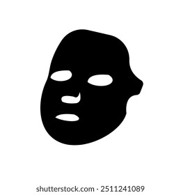 Emoticon Style Beauty Mask
with white scree  background