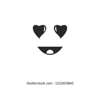 Emoticon template face expression icon vector