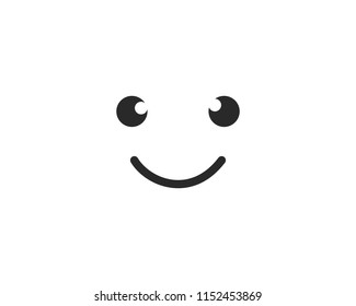 Emoticon Template Face Expression Icon Vector Stock Vector (Royalty ...