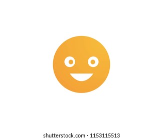 Emoticon template face expression icon vector