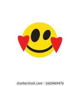 Emoticon template face expression icon vector

