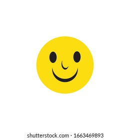 Emoticon template face expression icon vector
