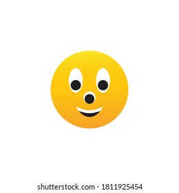 Emoticon template face expression icon vector
