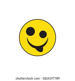 Emoticon template face expression icon vector
