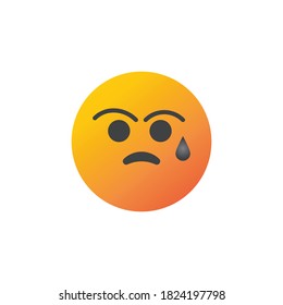 Emoticon template face expression icon vector
