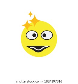 Emoticon template face expression icon vector

