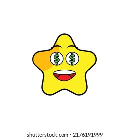 Emoticon template face expression icon vector on a white background.
