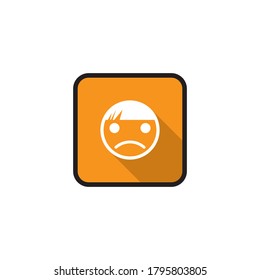 Emoticon template vector icon design