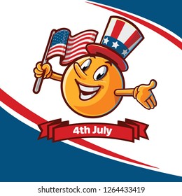 EMOTICON USA ILLUSTRATION