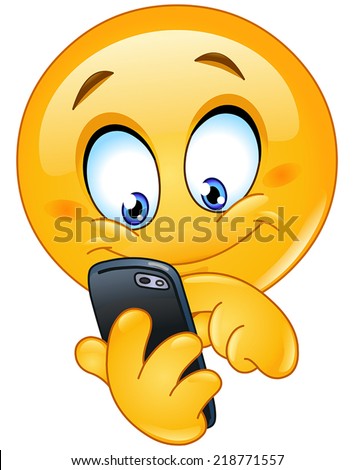 Emoticon using mobile smart phone