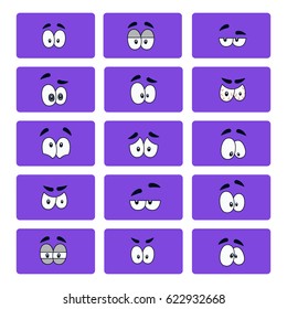 Emoticon. Vector style smile face icons