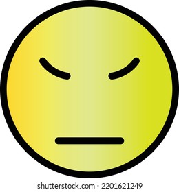 Emoticon Yellow Modern. Vector. Icon emoticon. for web or apps. emoticon smile,sad, love 