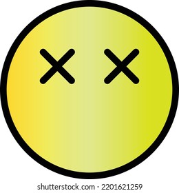 Emoticon Amarillo Moderno. Vector. Emoticono. para web o aplicaciones. sonrisa emoticono, triste, amor 
