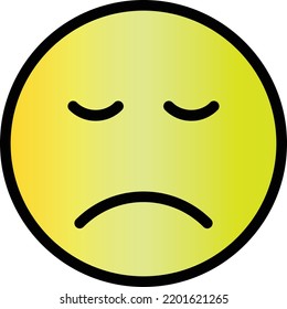 Emoticon Yellow Modern. Vector. Icon emoticon. for web or apps. emoticon smile,sad, love 