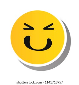 Emoticons. Emoji. Isolated vector illustration on white background