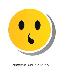 Emoticons. Emoji. Isolated vector illustration on white background
