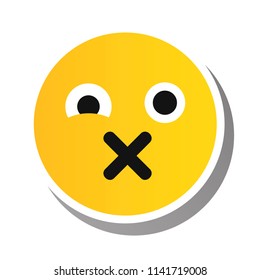 Emoticons. Emoji. Isolated vector illustration on white background