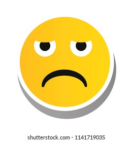 Emoticons. Emoji. Isolated vector illustration on white background