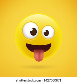 Emoticons. Emoji. Isolated vector illustration on white background