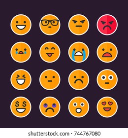 Emoticons, emoji set